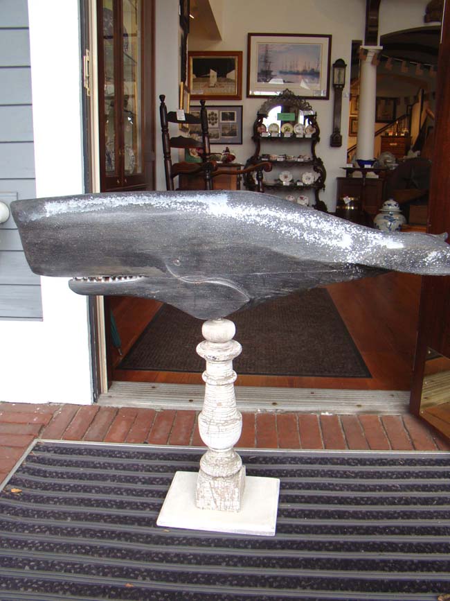 A charming folk art carving of a sperm whale, 20th century — image 4